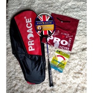 Badminton RACKET/ADULT PRO ACE STING 668 + STRINGS + PRO ACE T-SHIRT