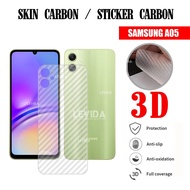 Samsung A05 Samsung A05S Samsung S23 FE Back Skin Carbon Garskin Anti Gores Belakang Samsung A05 Samsung A05S Samsung S23 FE