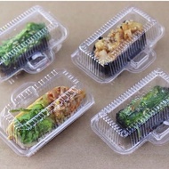 AR - (50 Pcs) Sushi Clear Box | Individual Sushi Takeaway Box l Sushi Case Rectangle