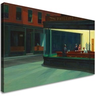 Nighthawks Edward Hopper eho31 Canvas Print