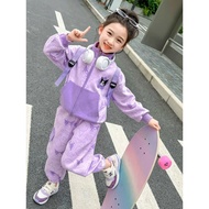 Qianqian QQ 25-9 Girls Suit Spring Autumn 2025 Fashionable Fashionable Girl Kuro Baby Rice Children 