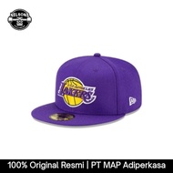 NEW ERA 59FIFTY FITTED LOS ANGELES LAKERS CAP ORIGINAL MENS - PURPLE