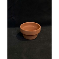 4x6 terracotta pot - mini pot for growing succulents, cacti/earth brown pot