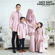 SALE  KURUNG ADELINE & KURTA AIDEN SEDONDON 06 BLUSH PINK | BAJU RAYA SEDONDON