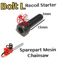 5200 baut kap engkol stud recoil starter mesin chainsaw senso sinso mini 5500 5800 52cc 55cc 58cc ha