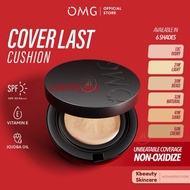 OMG Oh My Glam Coverlast Cushion 15g - Cushion Foundation Concealer Skin Tint Make Up - High Coverag