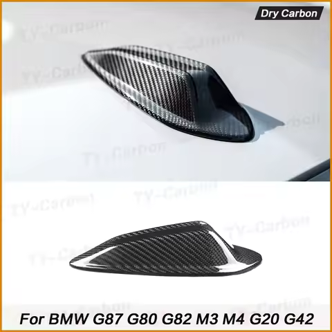 For BMW 2 3 Series G42 G20 G80 M3 G82 M4 G87 M2 2022+ Dry Carbon Fiber Roof Antenna Cover Dome Anten