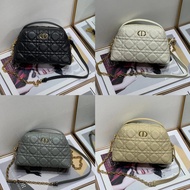 Dior Dior 23 New Style Light Luxury Ladies Mini Black Calfskin Shoulder Chain Bag I0TV