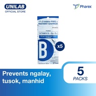 Pharex B 17 + 3 - Set of 5 - Vitamin B1+B6+B12 - Prevention of ngalay, tusok, manhid