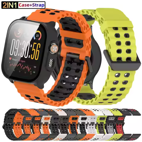 Silicone Band+Case For Realme Watch 5 Wristband Accessories For Realme Watch 5 Screen Protective She