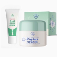 แถม!เจลแต้มสิว ครีมแคคตัส กระปุก cactus cream lovepotion