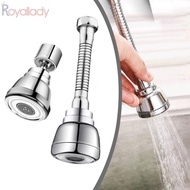 1pc Kitchen Sink Rotating Tap Extender Faucet with Hose Extension for Bathroom