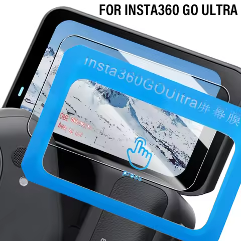 For Insta360 Go Ultra Tempered Glass Screen Protector Easy to Install For Insta360 Go Ultra Full Cov
