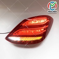 Untuk Mercedes Benz W205 Tail Lamp (2014-2018) Taillight Taillamp C180L C200L C260L C300 LC350 Belak