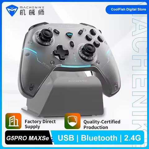 New Machenike G5 PRO Max Se Gamepad Controller Tri-Mode FPS Wireless Gamepad Elite Hall Trigger Joys