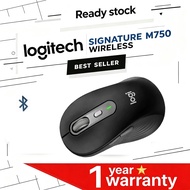 Logitech M750 Signature Silent Wireless Mouse, Multi-Device Pairing (Up to 3), SmartWheel Precision,