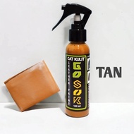 CAT KULIT REPAINT CAT JAKET KULIT TAS SEPATU DOMPET JOK SOFA WATER BASED LEATHER PAINT ACRYLIC RUBB