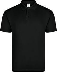 Unisex Ps160u-Bogan Polo Manga Corta Color Black Talla M Polo Shirt, Short Sleeve, Black, M