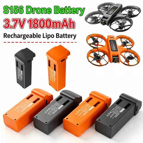S156 3.7V 1800mAh Drone Battery Rechargeable Lithium Polymer Lipo Batteries Replacement for S156 RC 