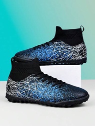 Zapatos de fútbol de entrenamiento antideslizantes para hombre indoor/outdoor profesionales con suela de goma, zapatos deportivos resistentes al desgaste de césped artificial para mujer