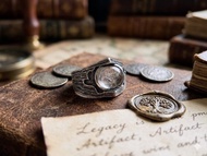 天然黑銀鈦水晶 S925 銀戒