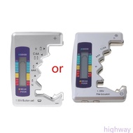 Hi Battery Tester LCD Display C D N AA AAA 9V 6F22 Button Cell Battery Capacity Check Detector Capac