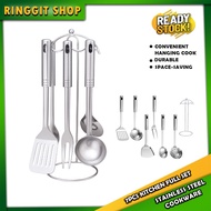 Ringgit Shop 7 in 1 Cookware Set Perkakas Dapur Keluli Tahan Karat Stainless Steel Kitchen Utensil S