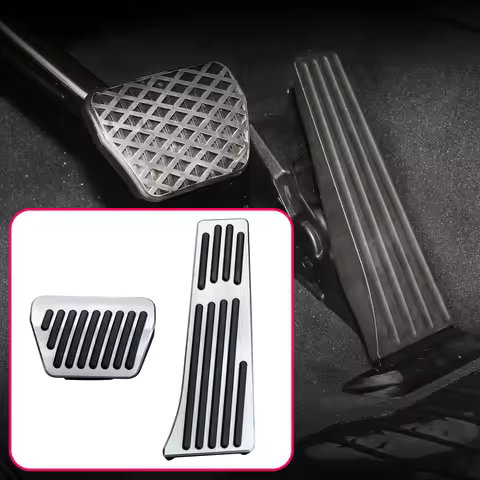 Aluminum Alloy Gas Brake Accelerator Pedal Pad Cover For 2021-2025 BMW X3 X4 X5 X6 X7 i4 330i 330e 2