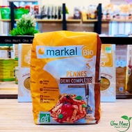 Nui ống bán lứt hữu cơ Markal 500g