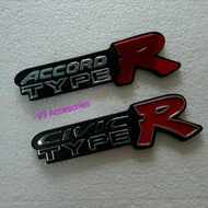 Accord Type R Emblem/Civic Type R