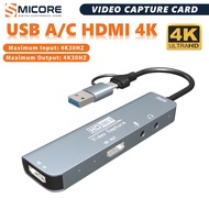 Typec Video Capture Card USB3.0 HD 4K Game Live