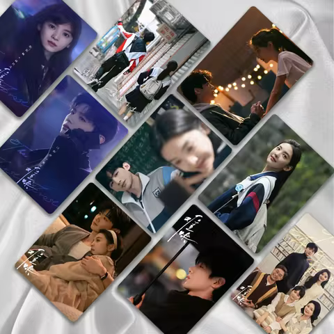 50 Pcs/Set Drama The First Frost Laser Lomo Card Bai Jingting, Zhang Ruonan Characters 3 Inches Phot