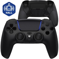 HEXGAMING RIVAL PRO Hall Effect Wireless Controller Serasi dengan ps5-4, Butang Belakang, Pencetus K