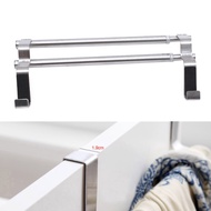 [HOT HEZKKKZQWE 640] Bathroom Towel Rack Towel Hanger Over Door Bath Towel Holder Wall Hanging Towel Bar Stainless Kitchen Cabinet Shelf Organizer