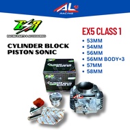ESR Racing Cylinder Block EX5 Class 1 53mm 54mm 56mm Body+3 57mm 58mm Piston Sonic class1 ESR MOTOR 