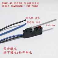 G5W11-9C Normally Open2Wire Waterproof Set of Spanner Micro Switch with Long Handle Silver Contact10