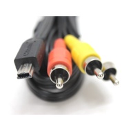 AVC-DC400ST Stereo AV Cable for Canon EOS-7D 5D 1D 60D 600D 550D T3i T4i S100 SD4500 320HS 500HS 520