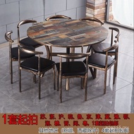 Meja Restoran BBQ Restoran Teh Susu Hot Pot Restoran Makanan Segera Set Meja dan Kerusi Meja Makan K