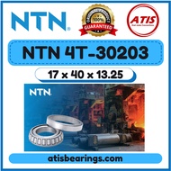 NTN 4T-30203 ( 17 x 40 x 13.25 ) 100% ORIGINAL Made In JAPAN Tapered Roller Bearings 4T 30203