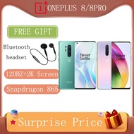 【NEW】5G Oneplus 8/8PRO Snapdragon865 120HZ/90HZ 2K global Rom oneplus 8