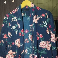 COTTON ON KATUN NAVI FLOWER COTTON KIMONO ON PREMIUM
