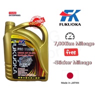 FK FUKUOKA ENGINE OIL PRO V6600 15W-40 API CI-4/SL SYNTHETIC BLEND 15W40 SEMI 7L MADE IN JAPAN