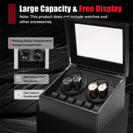 Braun Mall Watch Winder 4 เรือน กล่องหมุนนาฬิกา กล่องเก็บนาฬิกา ตู้เก็บนาฬิกา กล่องเก็บนาฬิกา ตู้ใส่