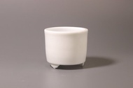敦睦窯 素面景德素雅三足白香爐