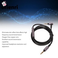 ORIENRI Earphone Replacement Cable, 1.5m/4.9ft with Mic and Volume Control Earbuds Upgrade Wire, 3.5