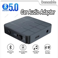 Bluetooth 5.0 USB Two-Way Transceiver AUX Car Bluetooth Adapter With 3.5MM Auxiliary Line Audio Conv