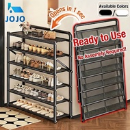 Shoes Rack Foldable Metal Shoe Rack Shoes Organizer Storage Rack Installation-free Steel Shoes Rack 