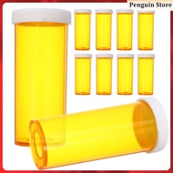 📦 Organizer Box 10 Empty Pill Vials Para sa Byahe Madaling Dalhin Para sa Pag-iimbak ng Gamot