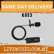 FIFINE K053 USB Lavalier Lapel Microphone (K-053)