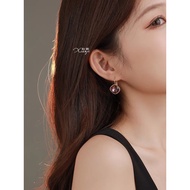 Super pretty gold-plated earrings with high-quality amethyst stones BT151